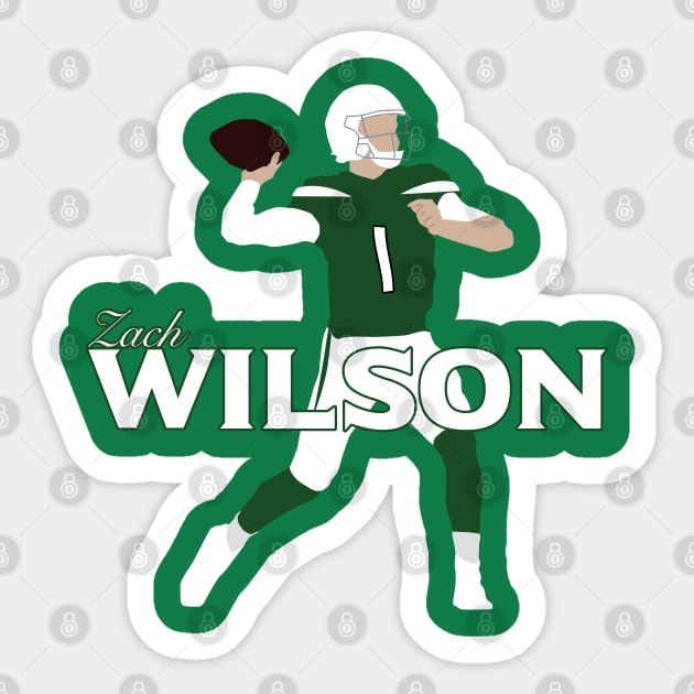 Zach Wilson Sticker by islandersgraphics